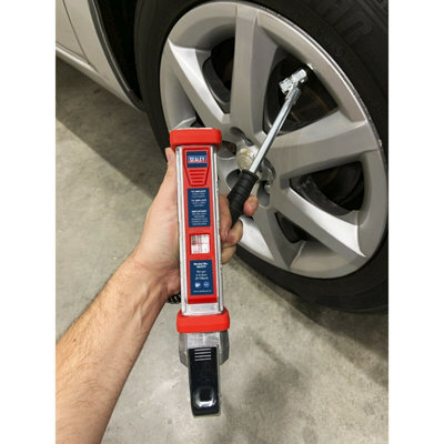 High-Performance Premium Tyre Inflator with Twin Push-On Chuck and Long ...