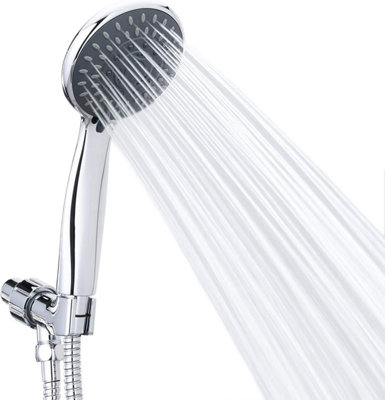 High pressure handheld shower head with 5 settings for powerful spray ...