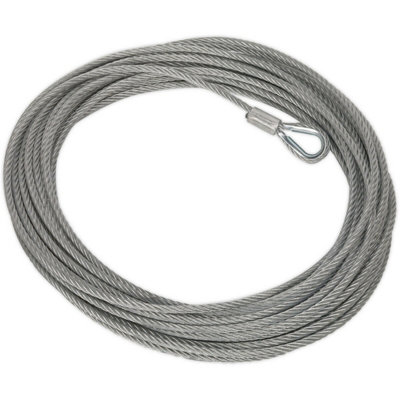 High-Quality 10.3mm x 29m Wire Rope for 12V Industrial Recovery Winch