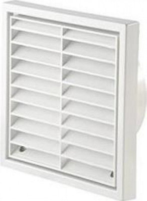High-Quality 100mm White Air Vent Fixed Grille for Optimal Airflow