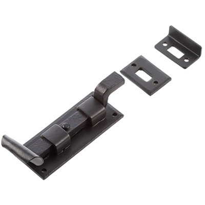 High-Quality 102mm Black Necked Bolts for Enhanced Security - Door Bolt Lock