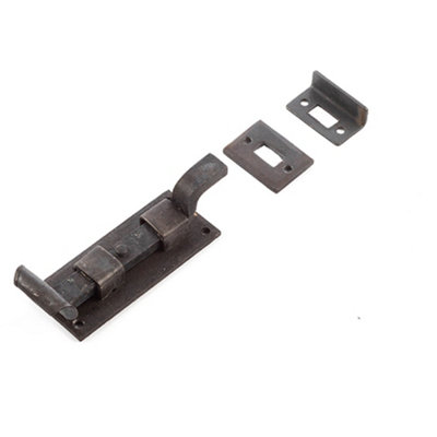 High-Quality 102mm Necked Bolts in Beeswax Finish for Enhanced Security - Door Bolt Lock
