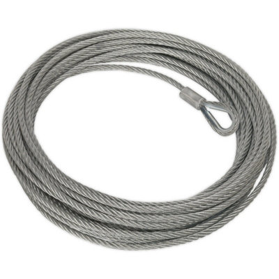 High-Quality 13mm x 25m Wire Rope for 12V Industrial Recovery Winch