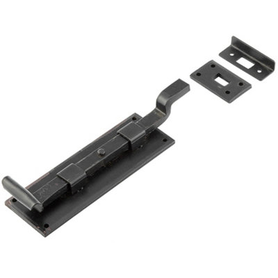 High-Quality 152mm Black Necked Bolts for Enhanced Security - Door Bolt Lock