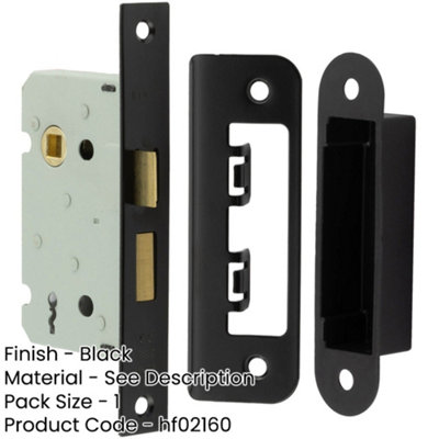 High-Quality 2 Lever Sashlocks with Square Forend and Radiused Strike ...