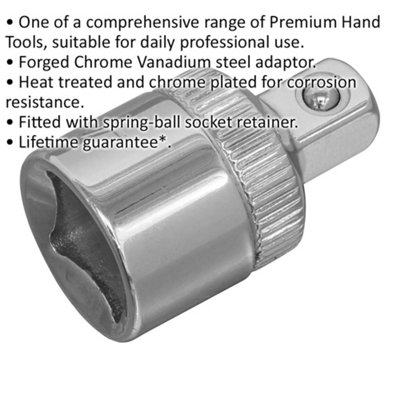 High Quality 3 8 to 1 4 Socket Adapter for Tools Durable Forged Steel DIY at B Q