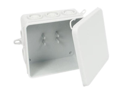 High-Quality 80mm Square IP54 Junction Box for Indoor and Outdoor Applications