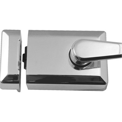 High-Quality 90mm Polished Chrome Roller Bolt Night Latches for Enhanced Security - Bolt Latch