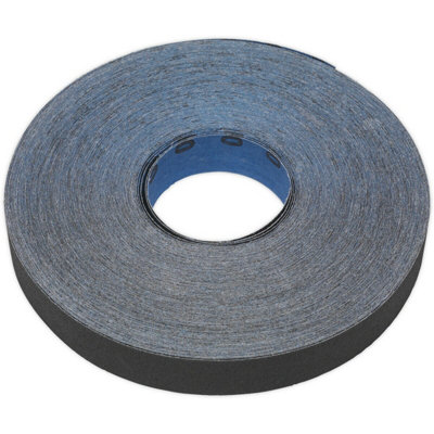 High-Quality Blue Twill Emery Roll - 25mm x 25m - Flexible, Tear Resistant, 150 Grit