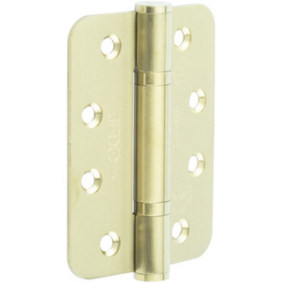 High-Quality Certifire Grade 13 Stainless Steel Radiused Hinges 102x76x3mm - 30/60 Fire Door Hinge