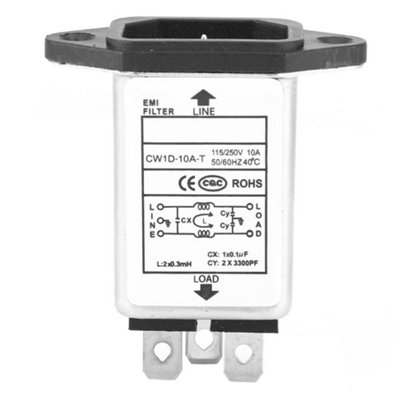 High-Quality IEC-320 C14 Male Socket 10A CW1D-10A Electronic Components for Your Needs