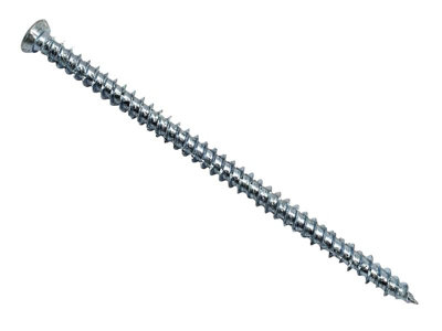 High-Quality MasonMate Self Tapping Concrete Frame Screws - 7.5 x 132mm Box of 100 for Reliable Fixing