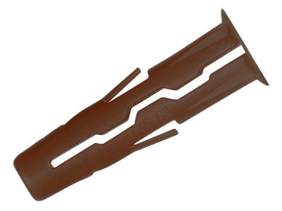 High-Quality Rawlplug Brown UNO Plugs 7 x 30mm - Pack of 1000