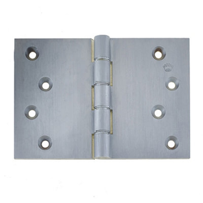 High-Quality Satin Chrome Projection Hinge 102x151x3.5mm for Smooth Operation - Door Hinges