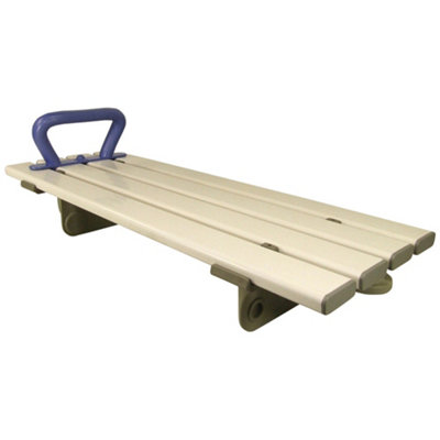 High Quality Slatted Plastic Bath Board Table with Handles - 710mm Width | DIY at B&Q