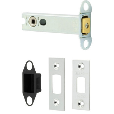 High Security Heavy Duty Tubular Deadbolts 102mm in Polished Stainless Steel - Door Bolt