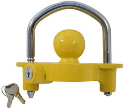 High Security Hitchlock Caravan Trailer Hitch Coupling Tow Ball Lock DIY at B&Q