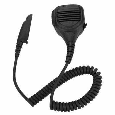 High Sensitivity Noise Cancelling Walkie Talkie Speaker with PTT-Durable CB Radio Accessory