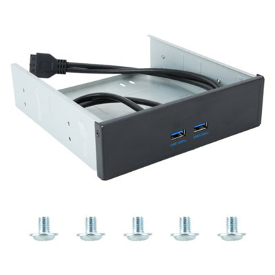 High-Speed 2-Port USB 3.0 Hub with 20-Pin Optical Disk Drive Front Panel