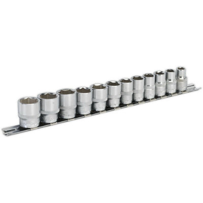 High Torque 12 Pack Metric Socket Set 3/8" Drive with WallDrive Technology