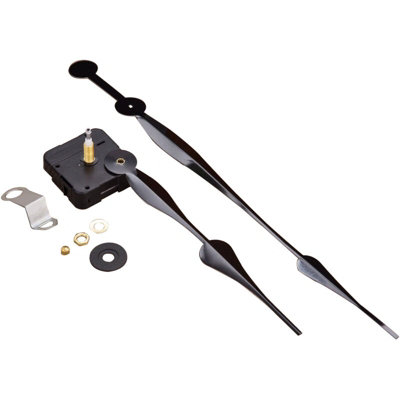 High Torque Long Shaft Clock Movement Mechanism with 12 Inch Long Flat ...