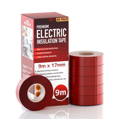 High Voltage Insulation Tape Red PVC Electrical Tape for Repairing ...