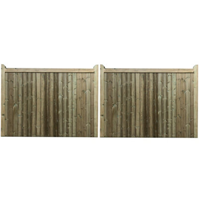 Highampton Gates 3/4 1/4 Split - 1.8m Total Width x 1.8m High - Large Gate Right Hand