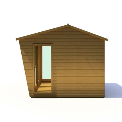Highclere 8 x 8 Feet Double Door with Three Windows Summerhouse - 6