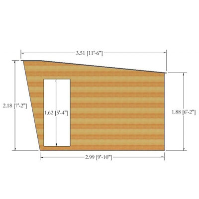 Highclere Shiplap Summerhouse Garden Sun Room Approx 10 x 10 Feet - 3