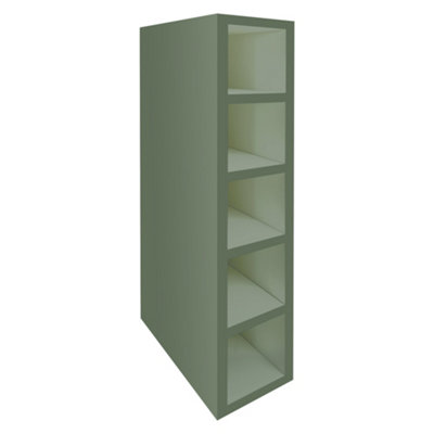 Highdecora Wine Rack Cabinet Base or Wall Unit Made with 18mm MFC (Smoke Green)