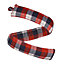 Highland Plaid Fabric Draught Door Excluder Door Stopper H90mm x L840mm