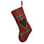 Highland Tartan Love Heart Xmas Gift Decoration Christmas Stocking