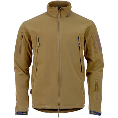 Highlander Forces Soft Shell Jacket Tan size Medium