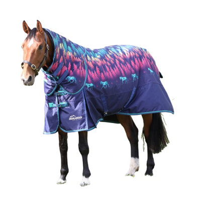 Highlander Forest 100g Horse Turnout Rug & Neck Cover Navy (5) Price Comparisons | Compare The Build