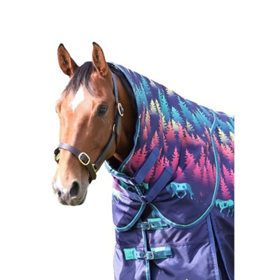 Highlander Forest Lightweight Horse Turnout Neck Cover Navy (S) Price Comparisons | Compare The Build