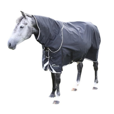 Highlander Plus 200g Horse Turnout Rug & Neck Cover Black (6 6") Price Comparisons | Compare The Build