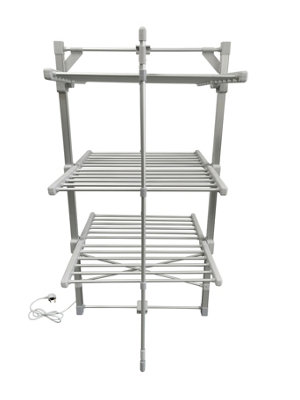 Three tier heated airer hot sale