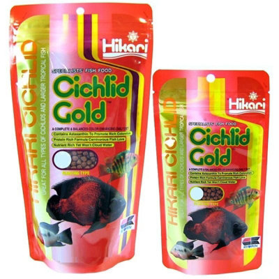Hikari Cichlid Gold Large Fish Food - Nutrient-Rich Formula for Healthy ...
