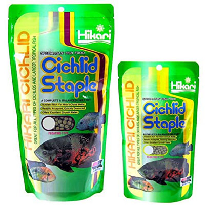 Hikari Cichlid Staple Large Fish Food - Nutritional Formula for Healthy ...