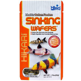 Hikari Sinking Wafers Tropical Fish Food - 50g