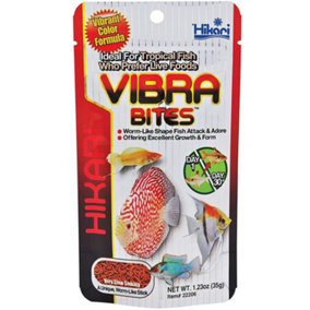 Hikari Vibra Bites Tropical Fish Food - 35g