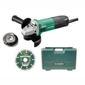 Hikoki 115mm 4.5" Angle Grinder Inc Quick Release Nut x1 Disc 240v G12STX/CDJ