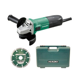 Hikoki G12STX/CDJ 115mm 4.5" Angle Grinder 600W Inc Disc + Case 240v HIKG12STX