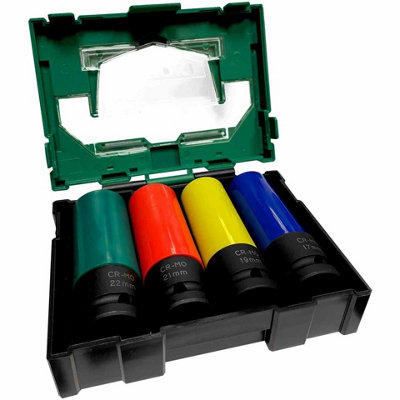 Hikoki Impact Socket Wheel Nut Set (4 Pieces) 40030039