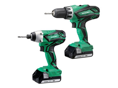 HiKOKI KC18DGLJAZ Combi Drill & Impact Driver 18V 2 x 1.5Ah Li-ion Batteries