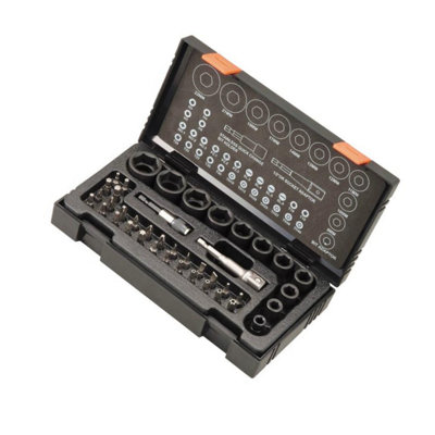 HiKOKI Metric 1/2in Drive Impact Socket & Bit Set, 41 Piece