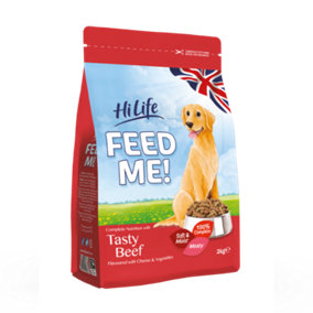 Hilife Complete Moist Mince Dog Beef & Cheese 2kg (Pack of 4)