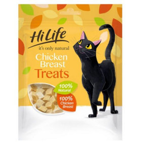 Hilife It's Only Natural Cat Chicken Breast Treats 30g (Pack of 8)