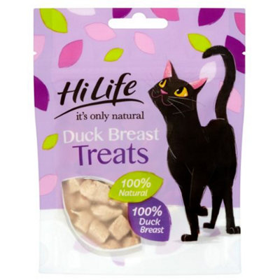 Hilife Its Only Natural Indulge Me Cat Treat Duck 10g (Pack of 12)