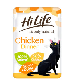 Hilife Natural Cat Pch Chicken Dinner In Jelly 70g x 18